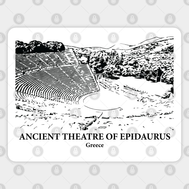 Ancient Theatre of Epidaurus - Greece Magnet by Lakeric